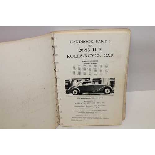 rolls royce owners manual