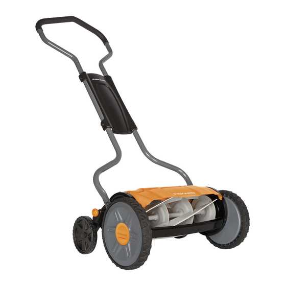 fiskars reel mower owner manual