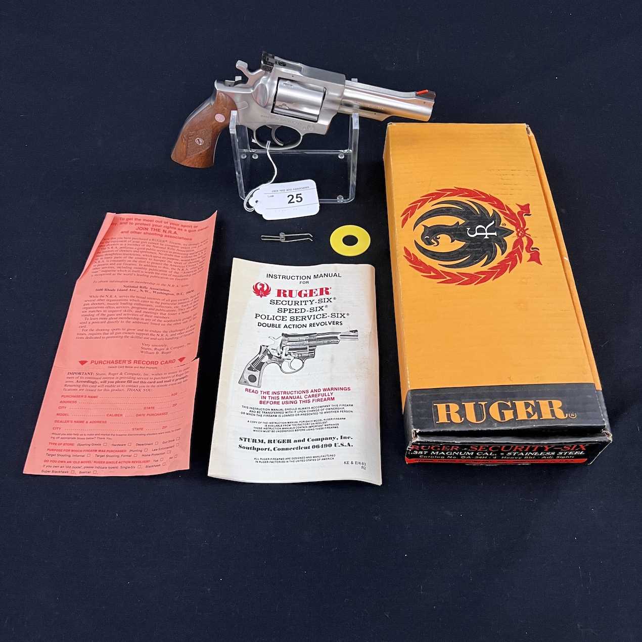 ruger security six owners manual