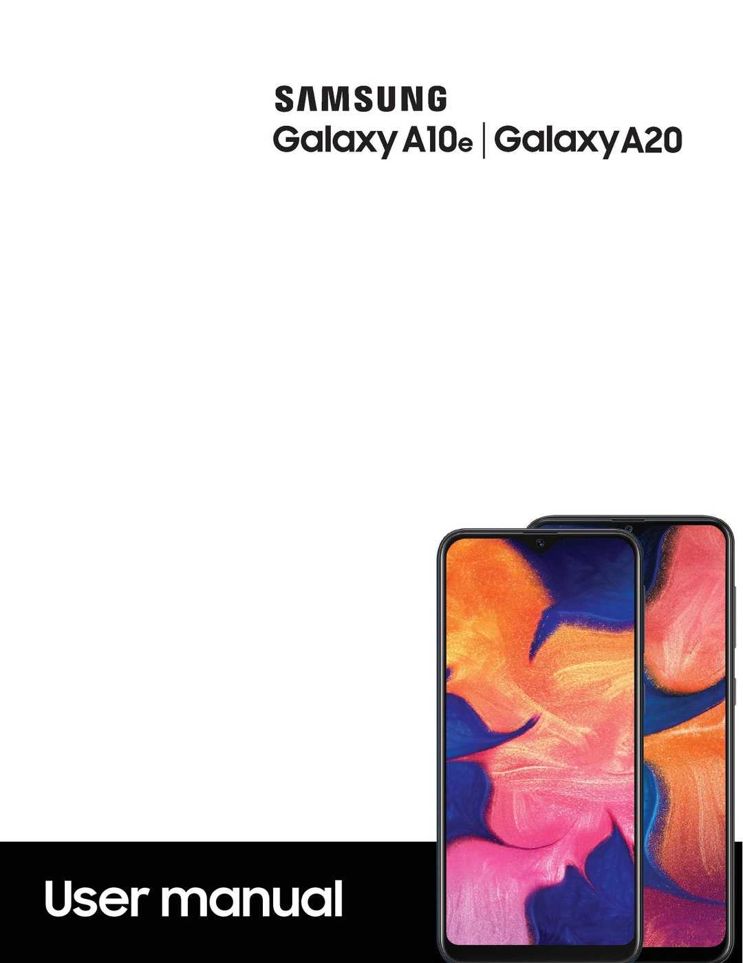 samsung a10e owners manual