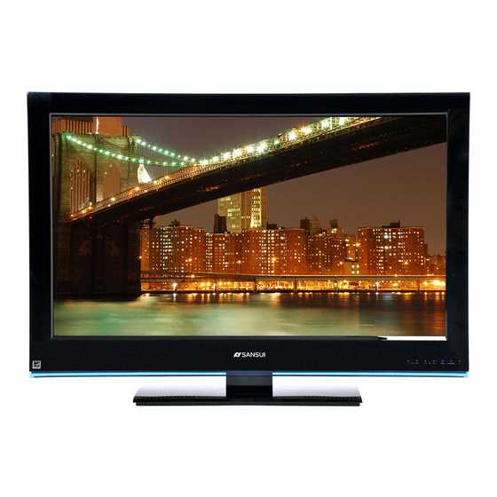 sansui tv owners manual