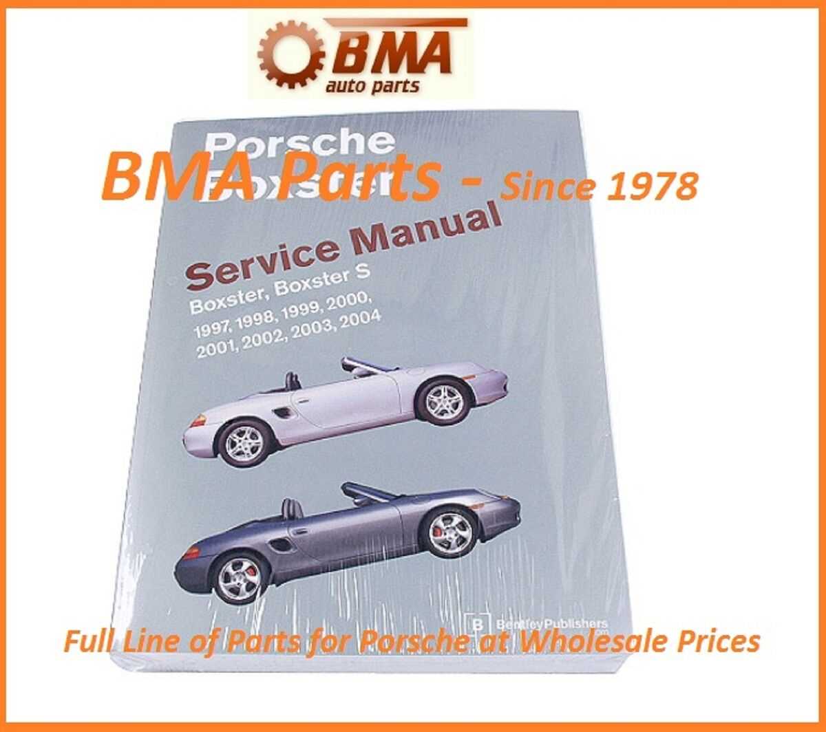 1998 porsche boxster owners manual