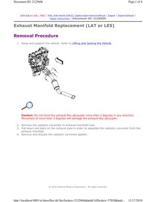 2003 saturn vue owners manual