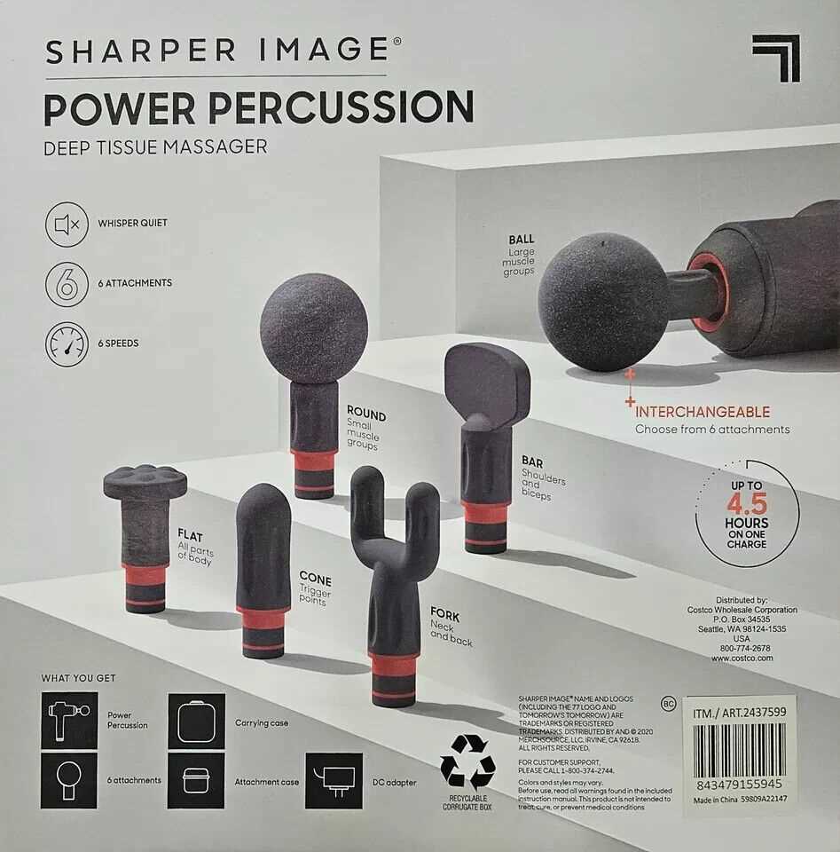 sharper image power percussion owners manual