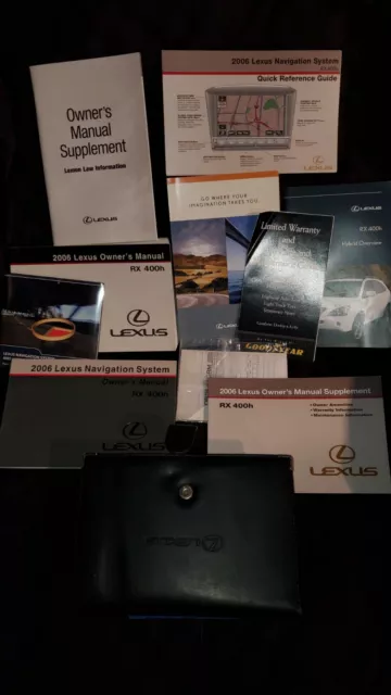 2006 lexus rx400h owners manual