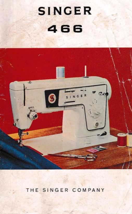 singer sewing machine owners manual