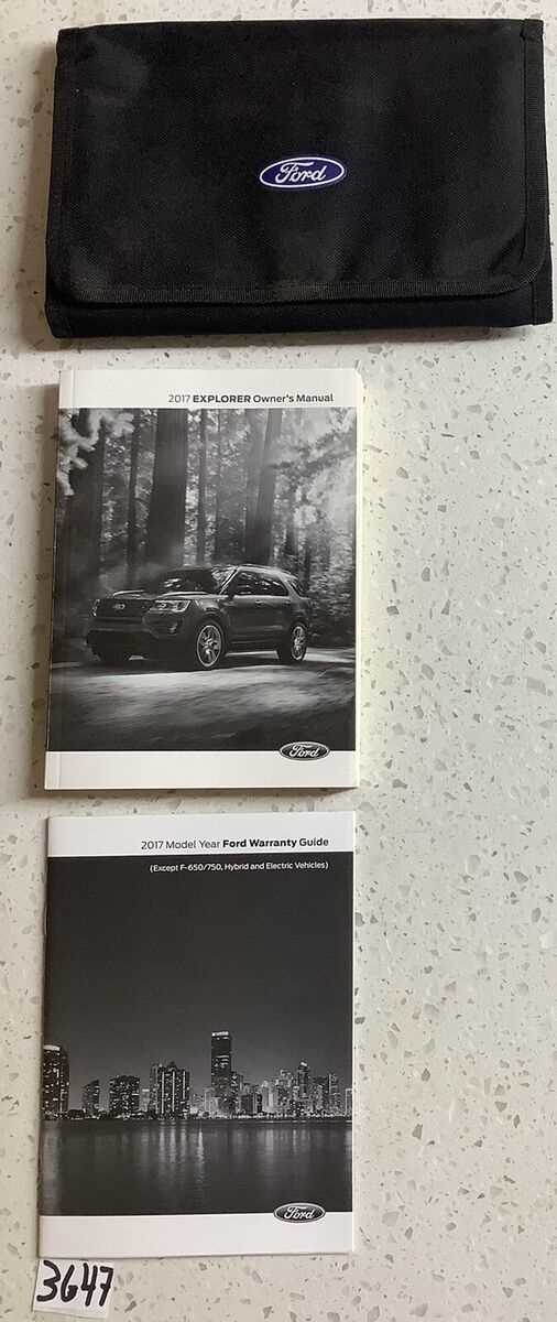 2017 explorer owners manual