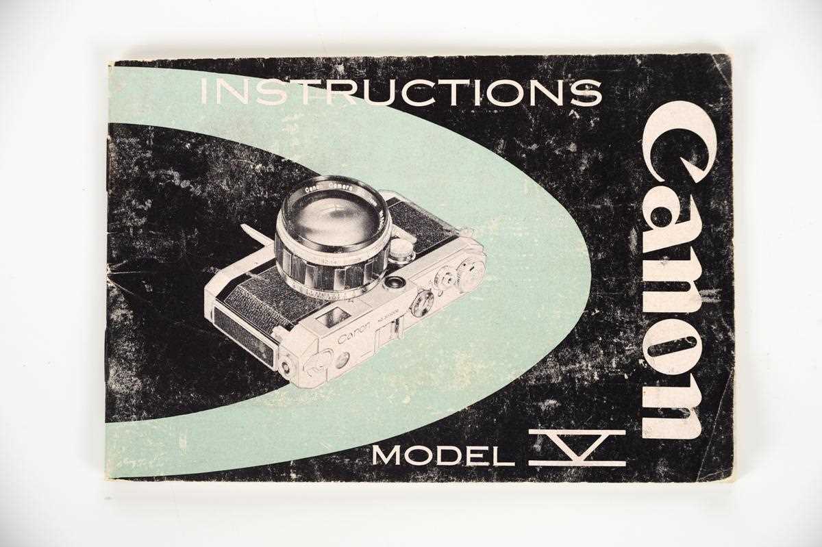 canon camera owners manual