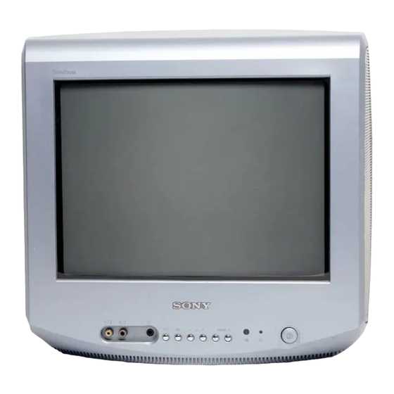 sony tv owners manual