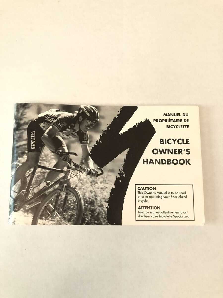specialized bicycle owners manual