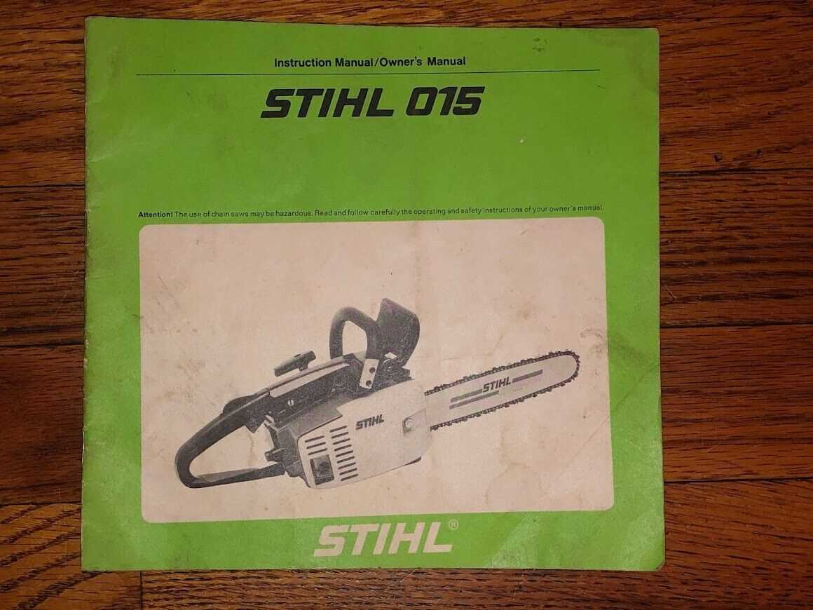 stihl 015l owners manual