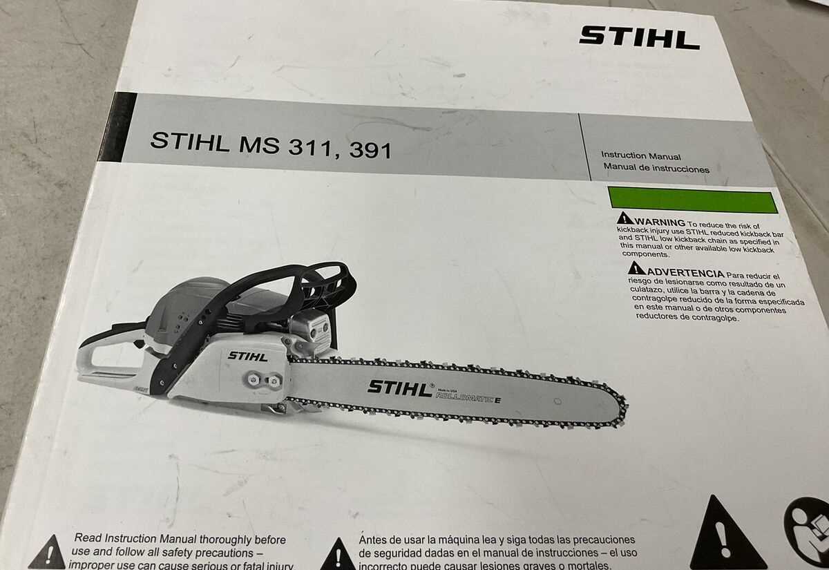 stihl ms 311 owners manual