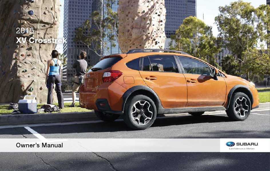 subaru crosstrek owners manual 2018