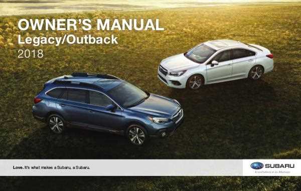 subaru outback 2024 owners manual