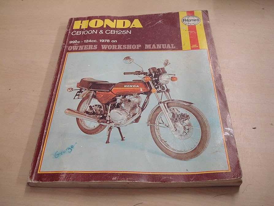 honda cb 125 owners manual