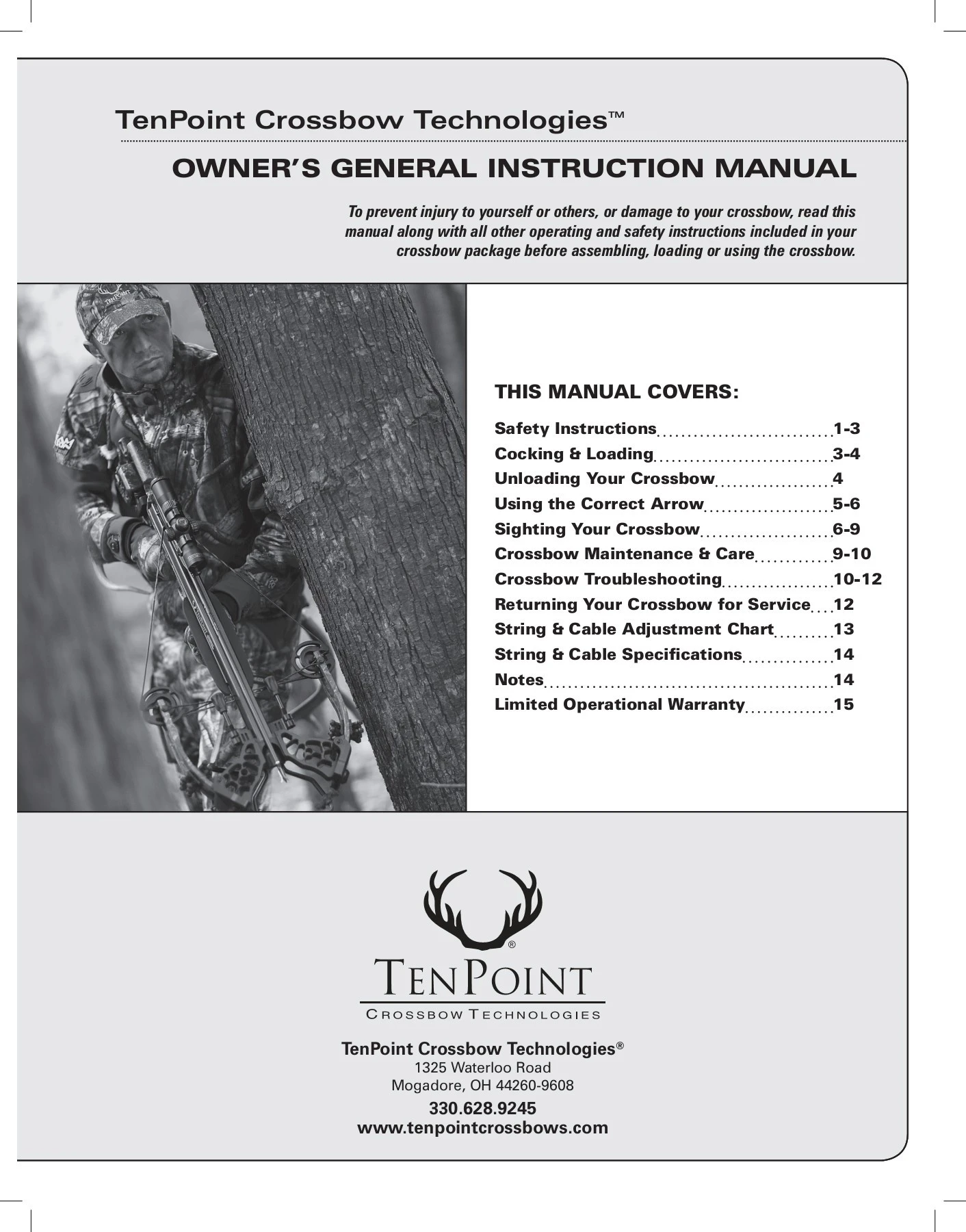 tenpoint titan xtreme owners manual