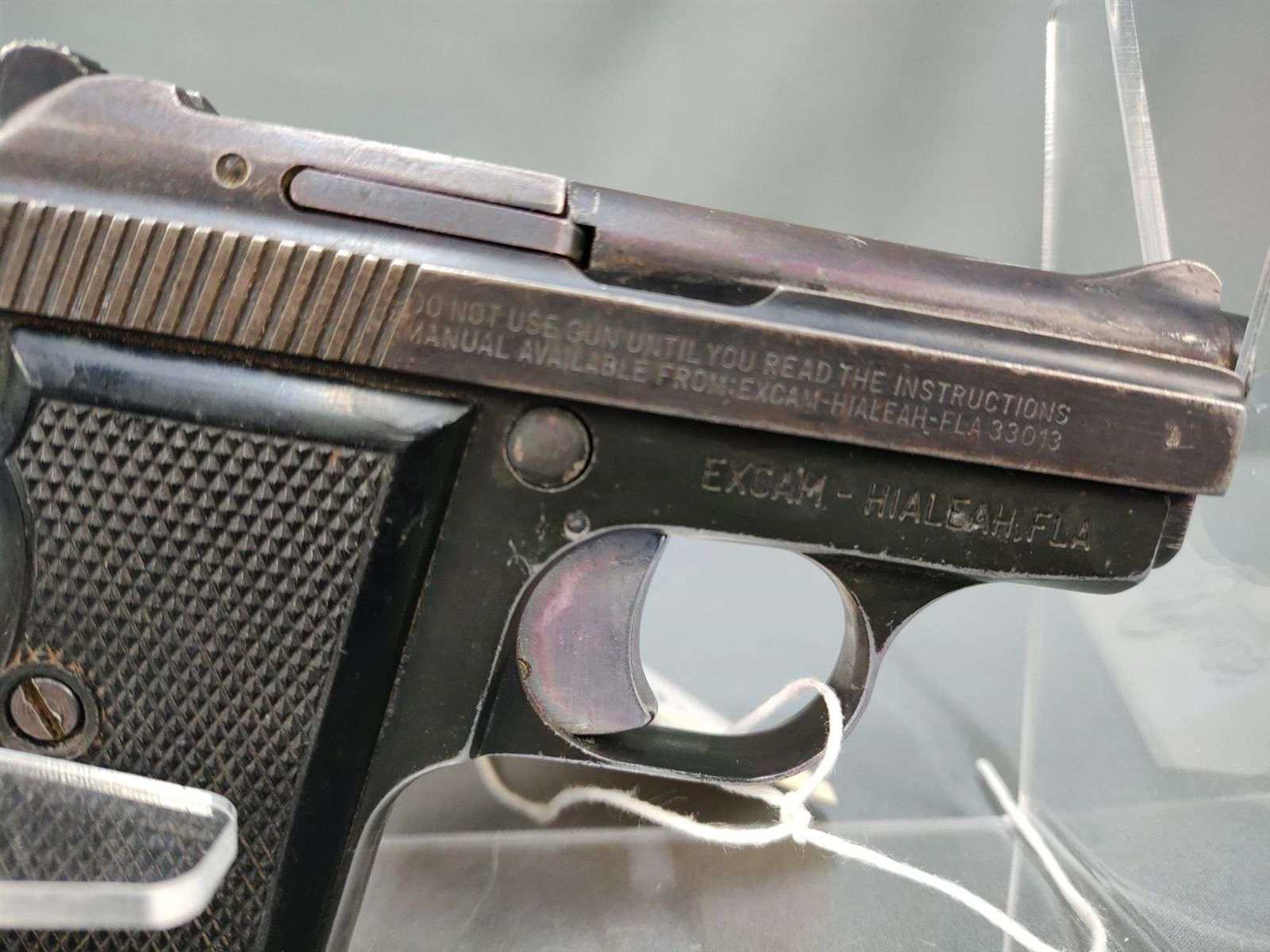 titan 25 caliber pistol owners manual