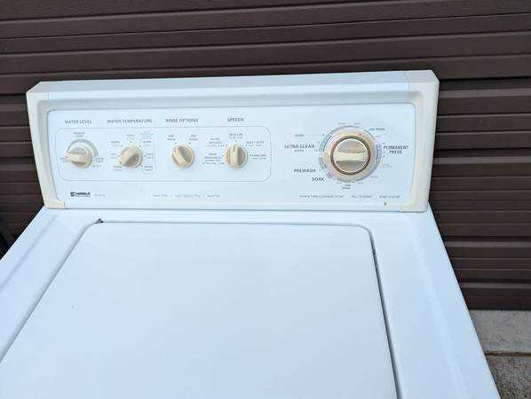 kenmore 80 series washer owners manual