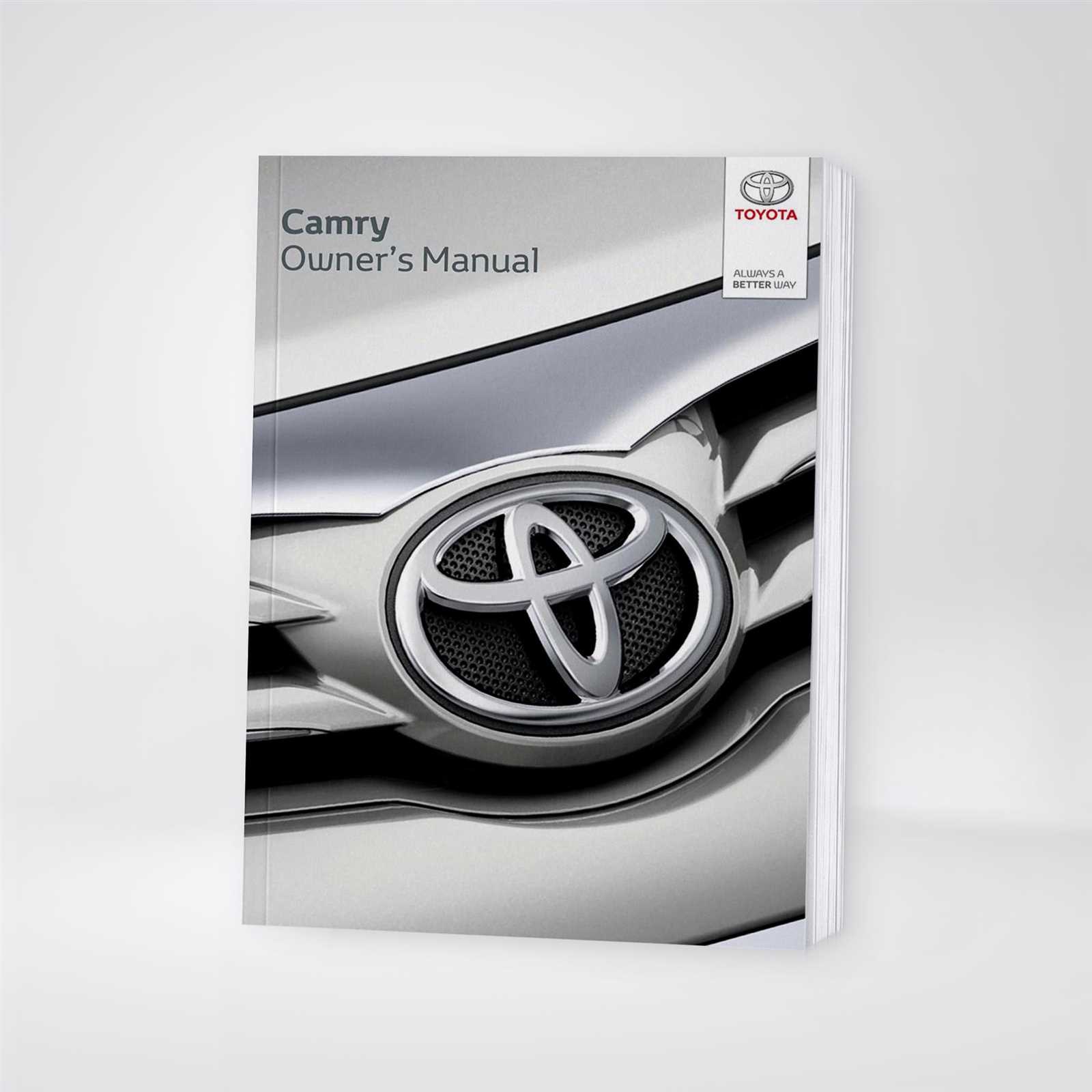 toyota camry owners manual