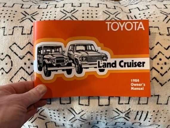 toyota landcruiser owners manual