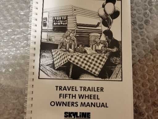 travel trailer owners manuals