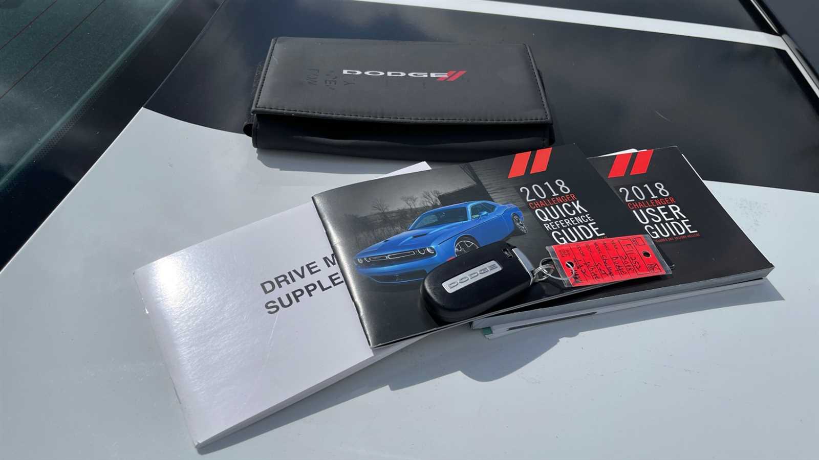 2018 dodge challenger sxt owners manual
