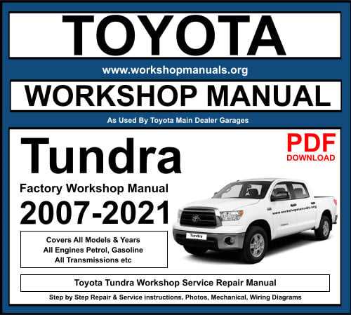 2014 toyota tundra owners manual