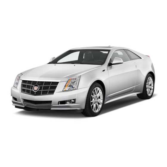 2006 cadillac cts owners manual