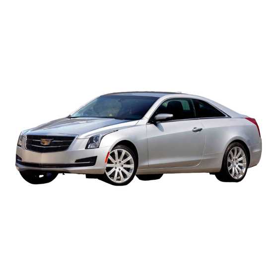 2014 cadillac cts coupe owners manual