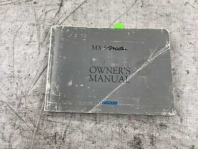 1996 miata owners manual
