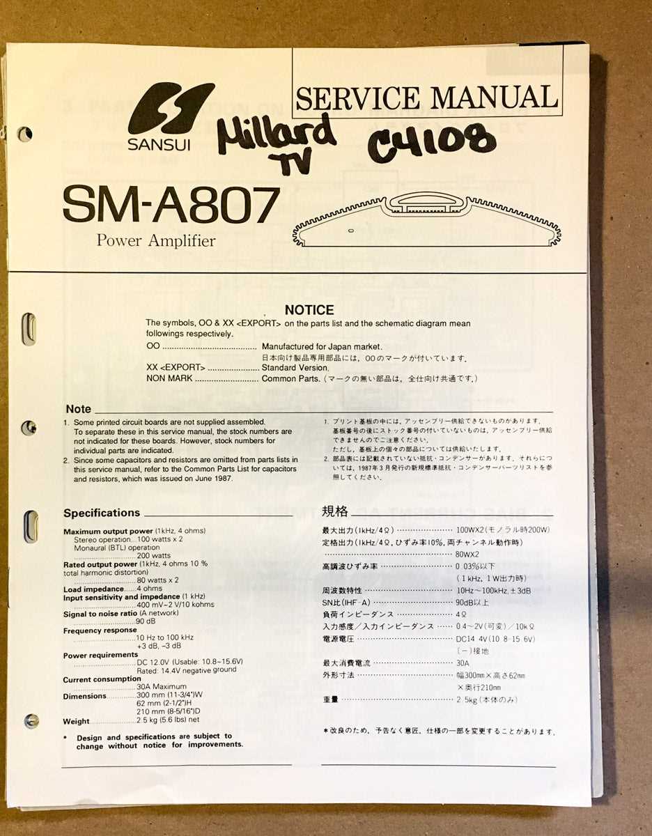 sansui tv owners manual