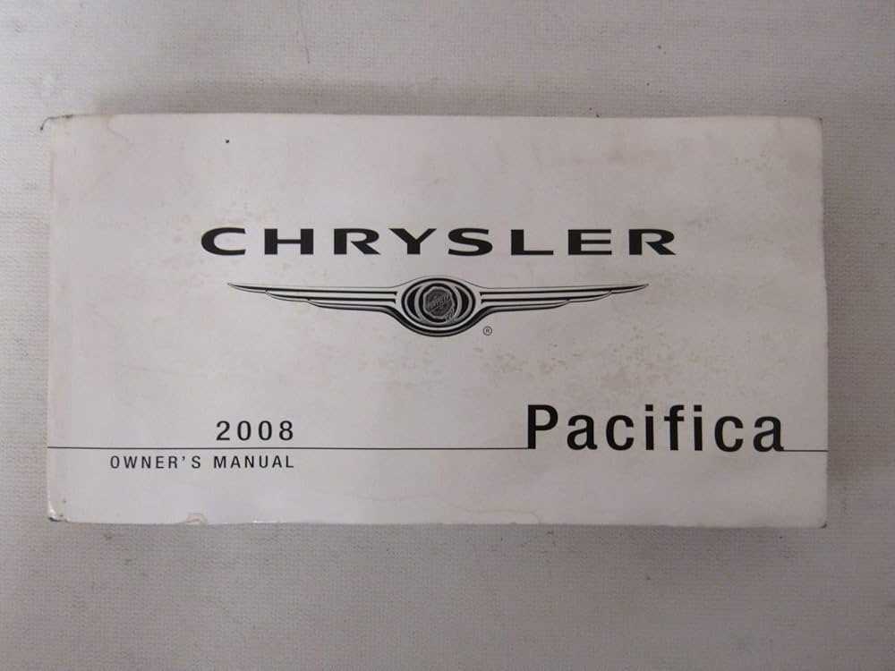 chrysler pacifica owners manual