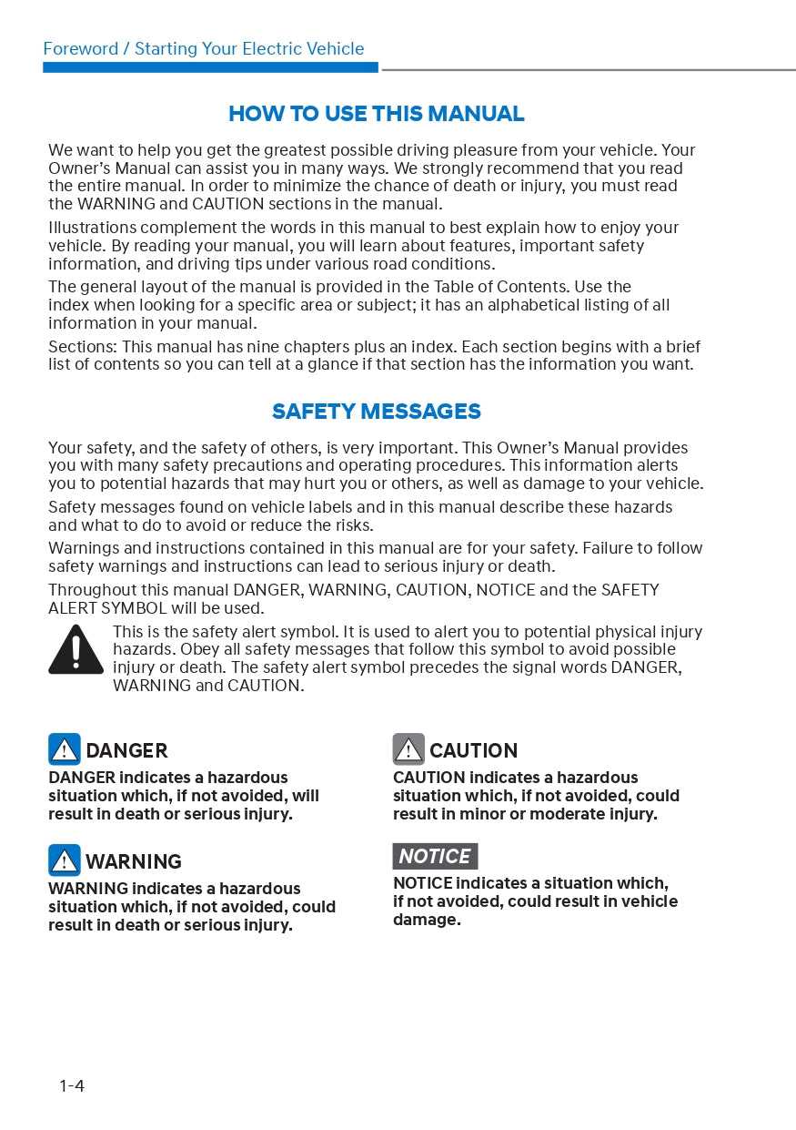 hyundai kona electric owners manual