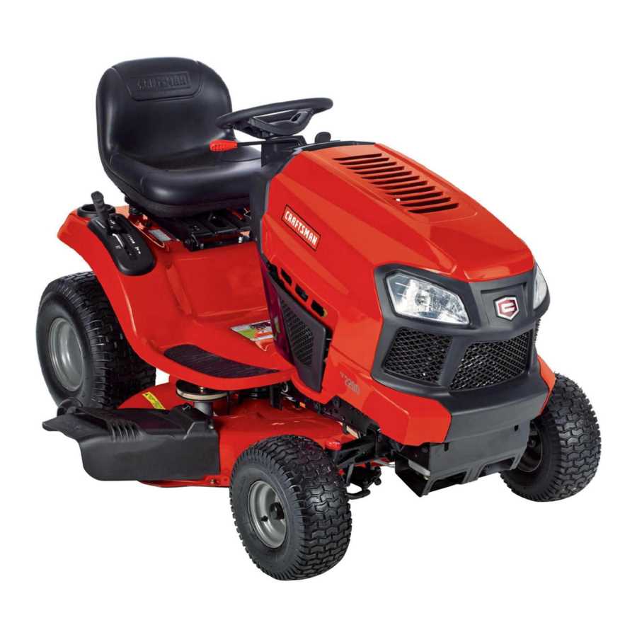 owners manual for craftsman 42 riding mower