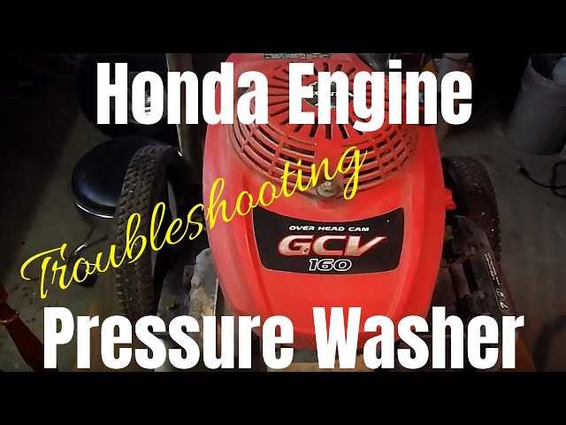 honda gcv160 pressure washer manual owners