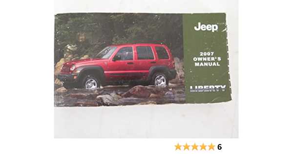 2007 jeep liberty sport owners manual