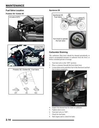 polaris outlaw 90 owners manual