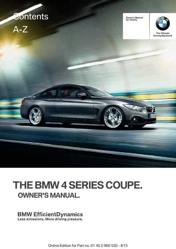2015 bmw 428i gran coupe owners manual