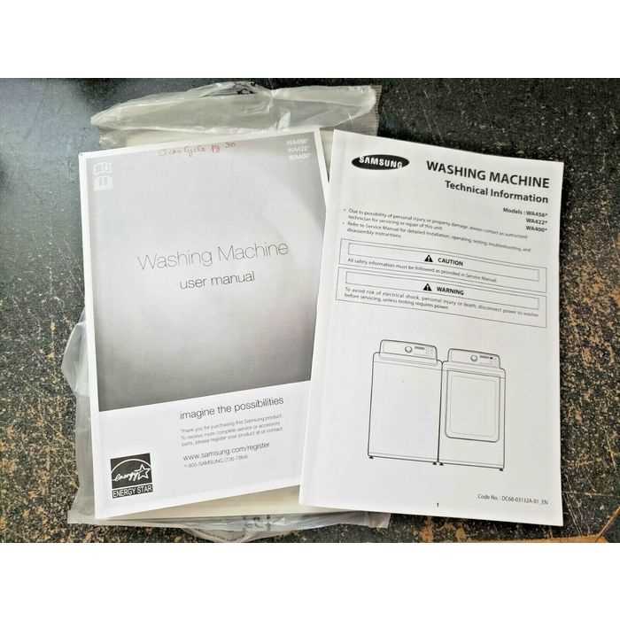 samsung top load washer owners manual