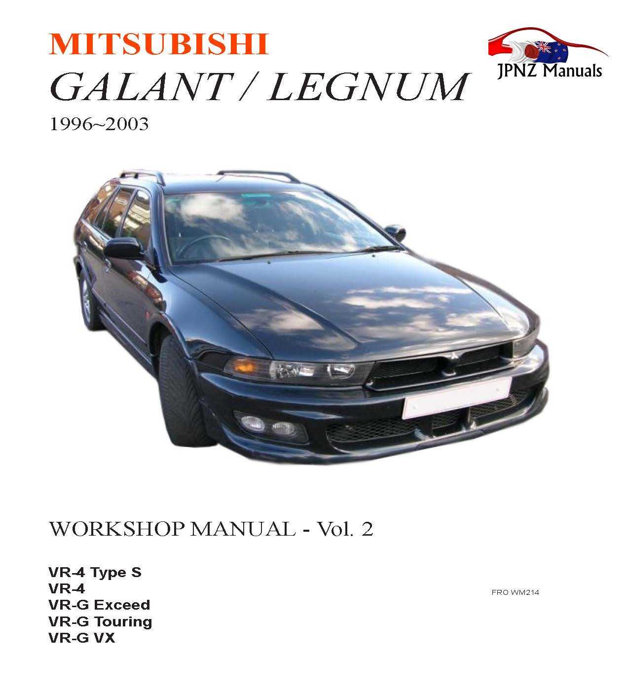 mitsubishi galant owners manual