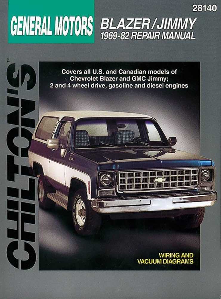 1991 chevy blazer owners manual