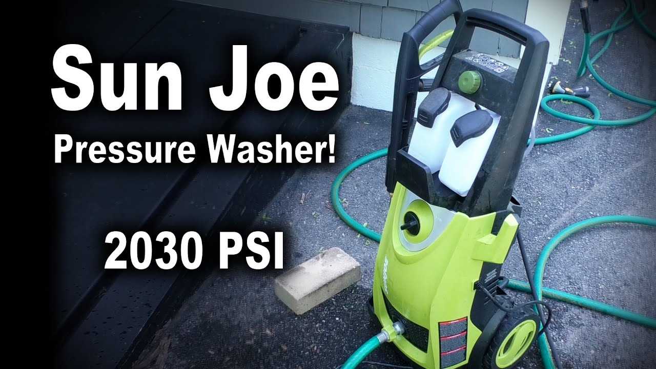 sun joe spx3000 owners manual