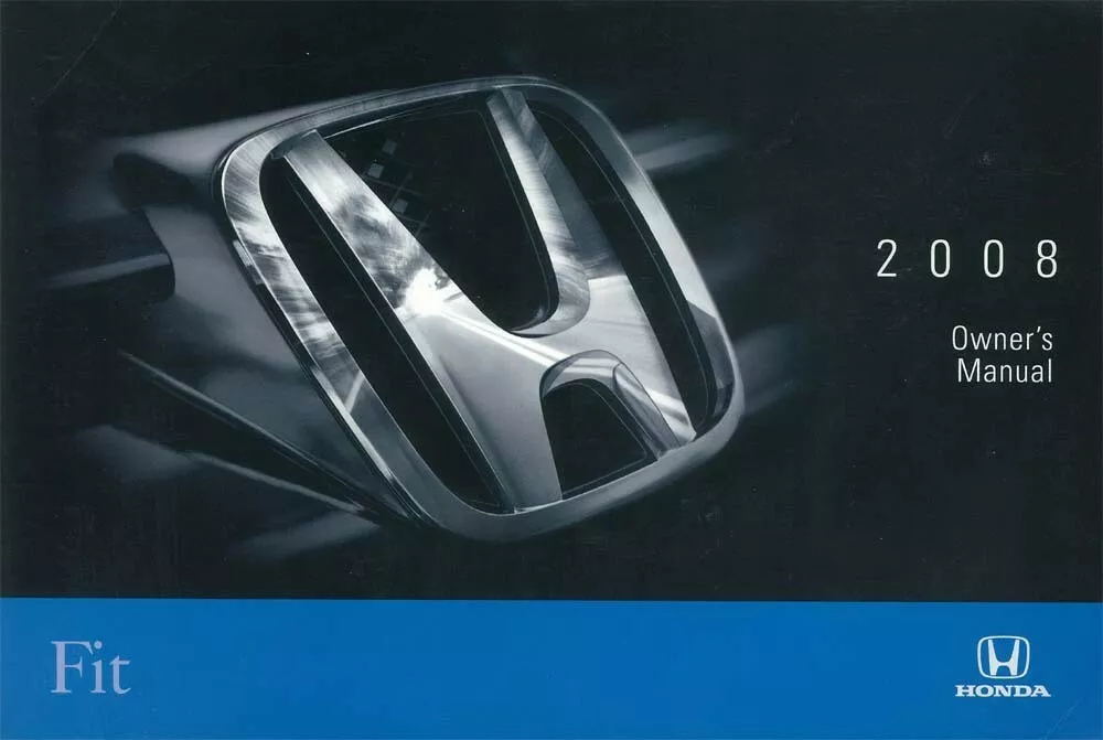 2008 honda fit owners manual