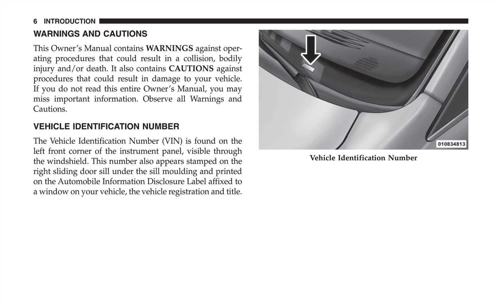 2010 chrysler town & country owners manual