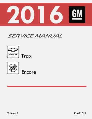 2016 buick encore owners manual