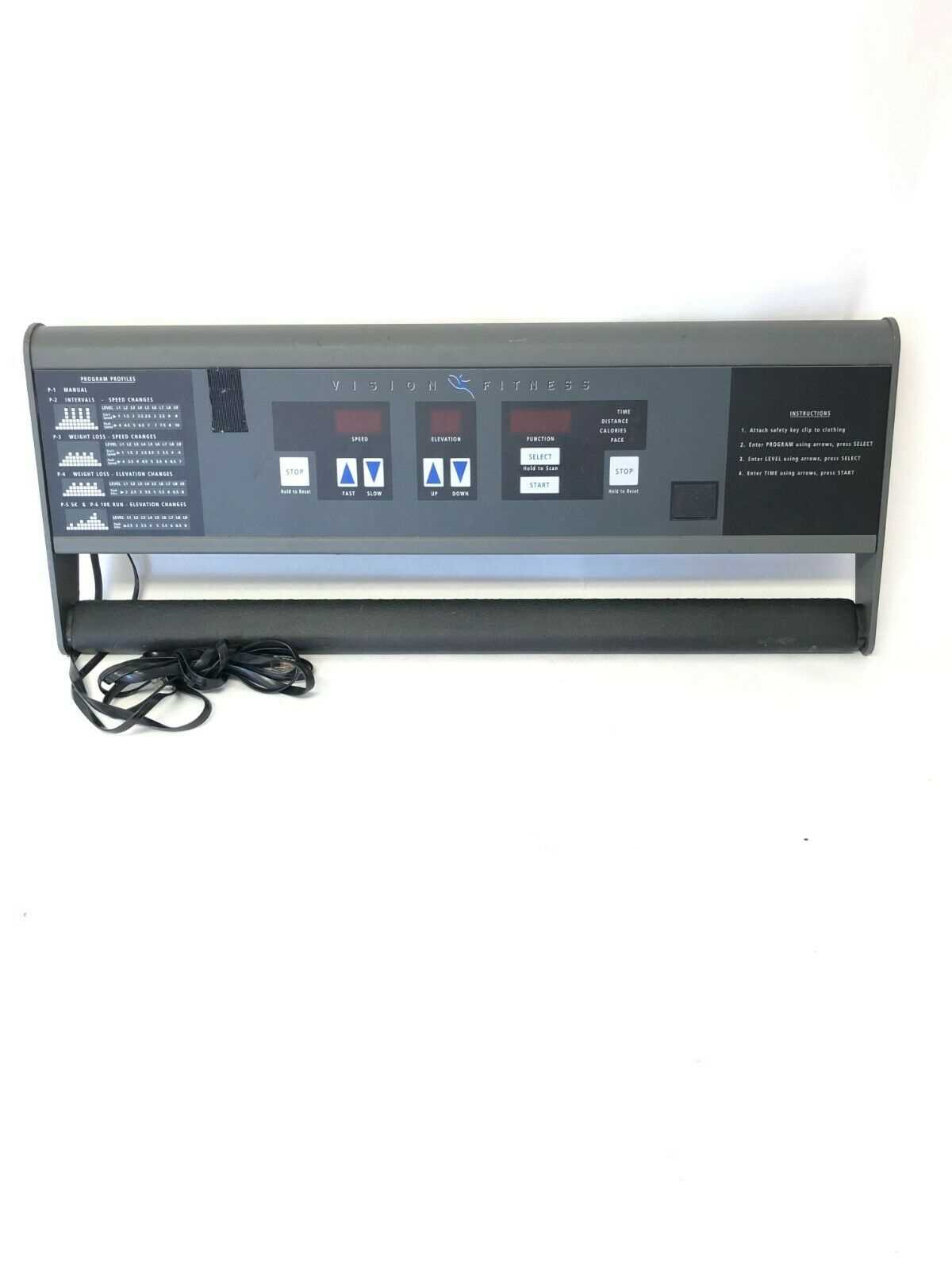 vision fitness t9600hrt treadmill owners manual