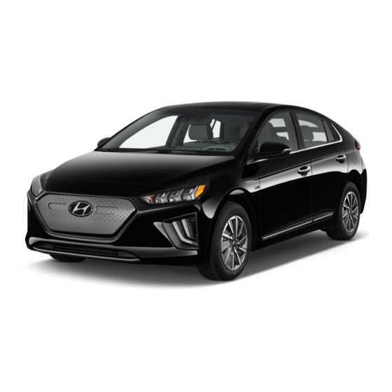 hyundai ioniq owners manual