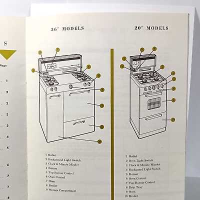 kenmore gas stove owners manual