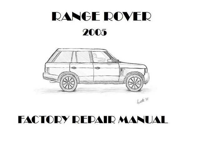 2005 range rover hse owners manual