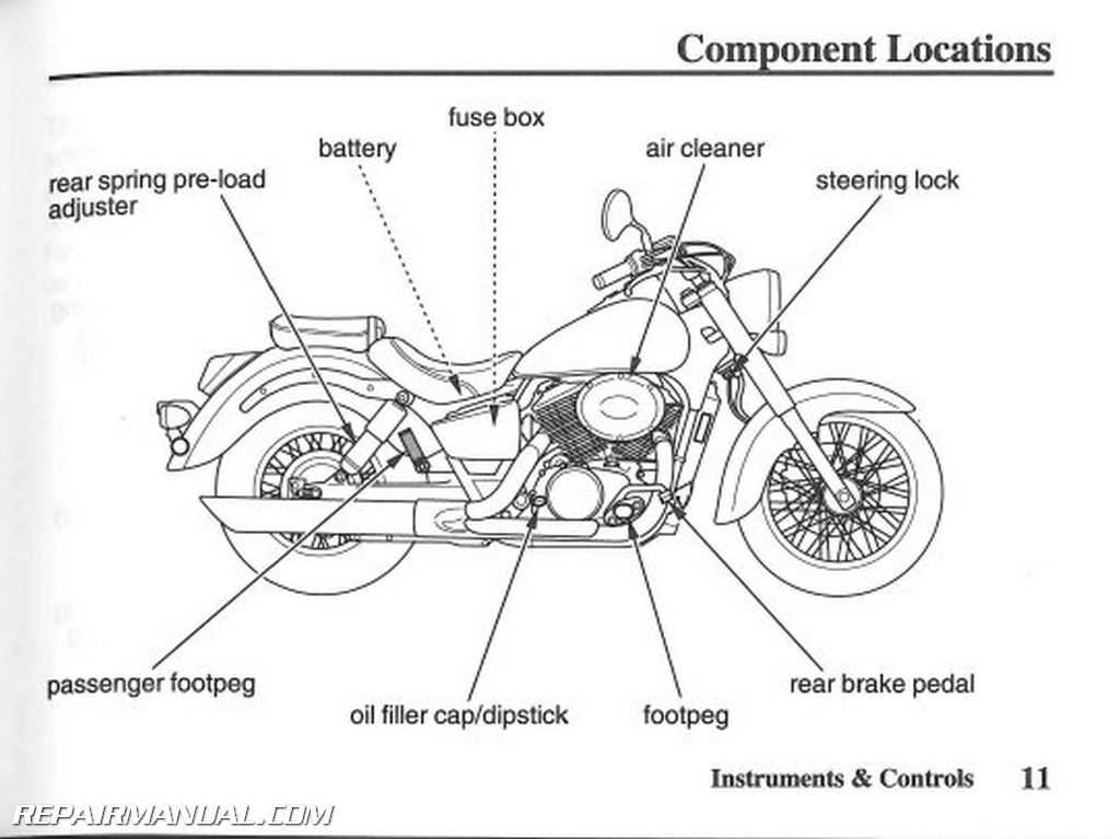 2007 honda shadow owners manual